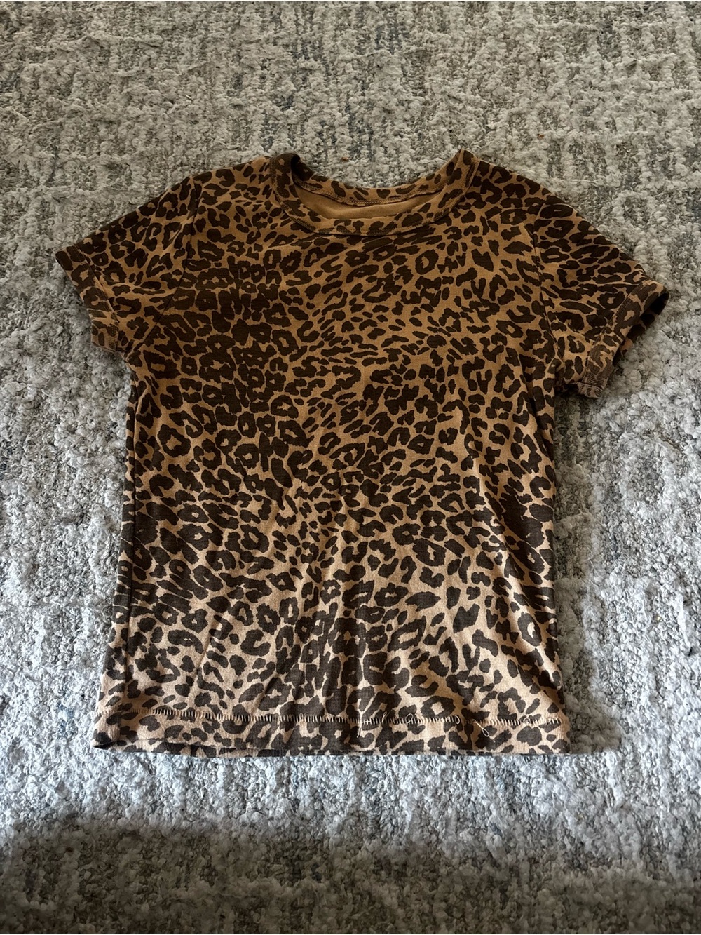 BDG Leopard Print Crewneck Tee